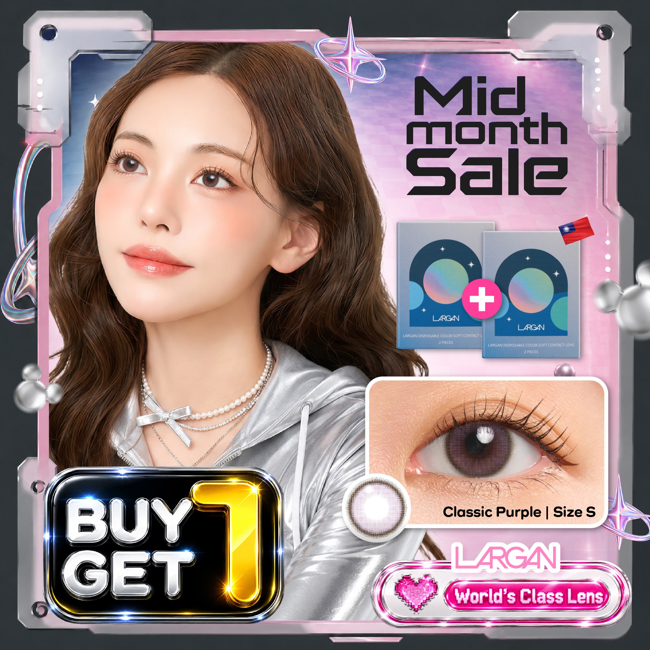 1ฟรี1 กดสั่งซื้อ2คู่ Classic Series 1 Month รายเดือน